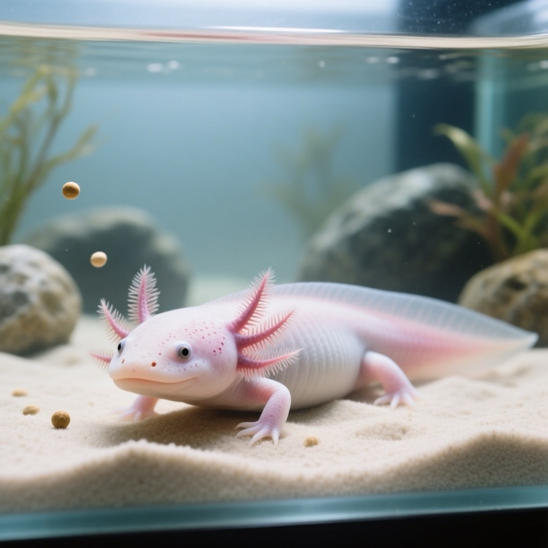 Best Axolotl Food: Pellets, Worms and Feeding