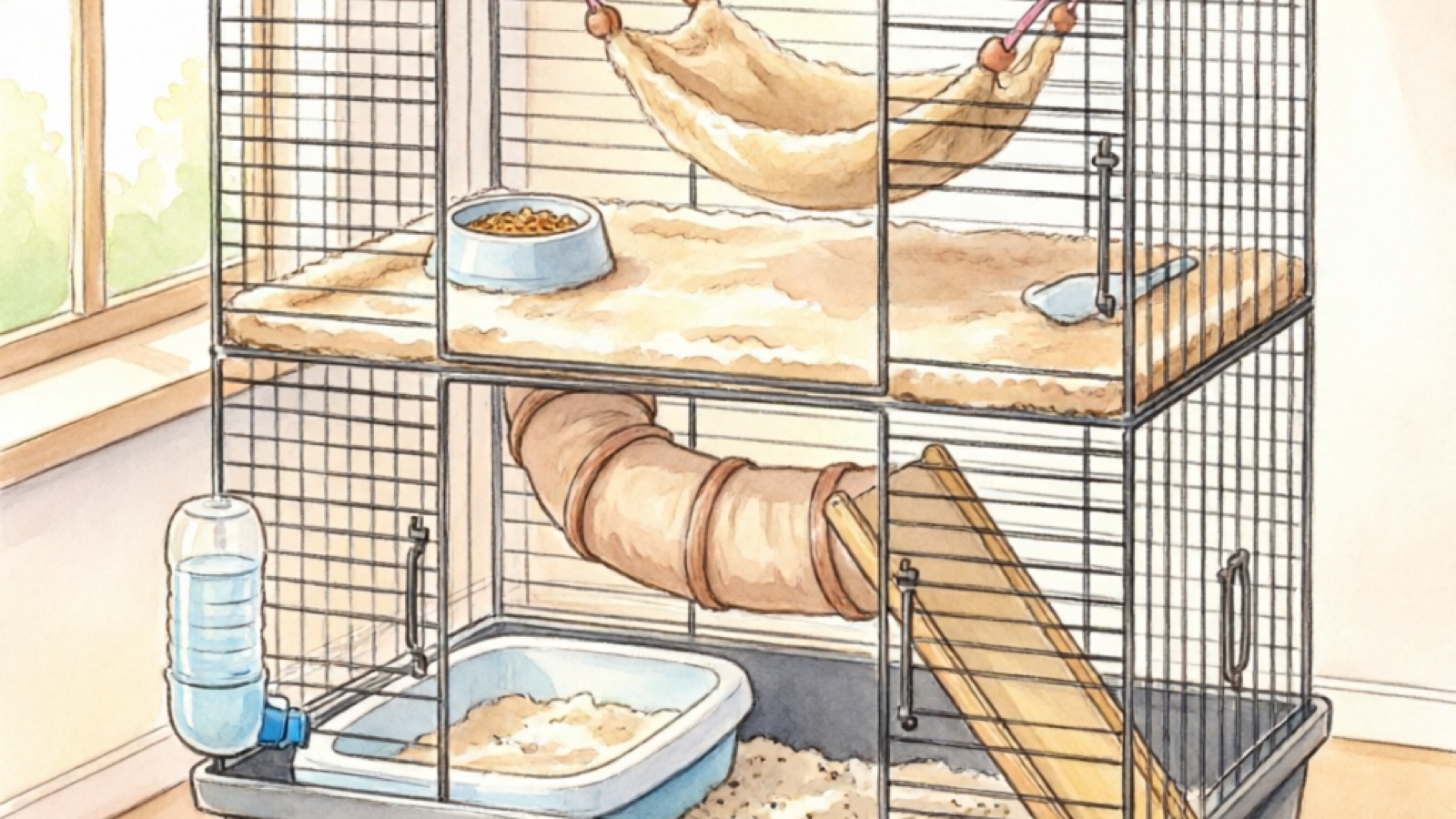 Best Ferret Cage Accessories: Hammocks, Tunnels & More