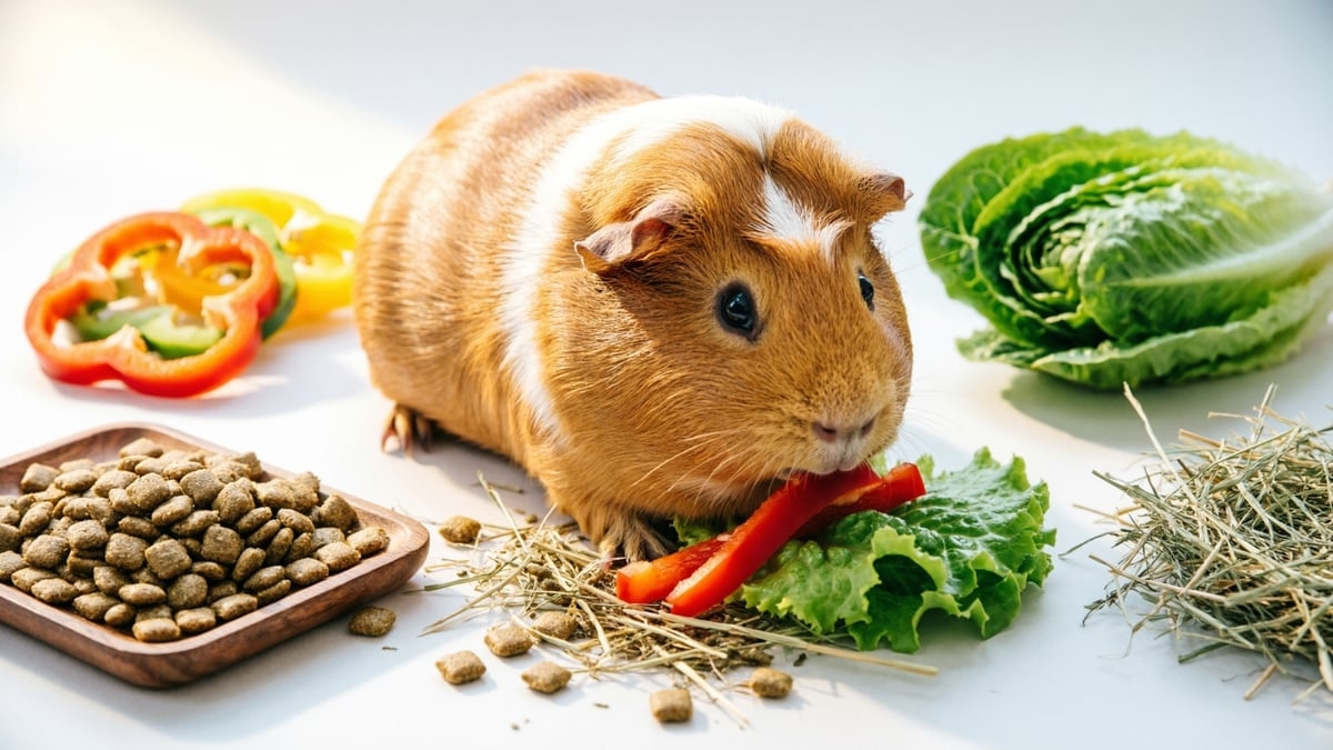 Guinea Pig Food Guide: Diet, Vitamin C & Top Picks