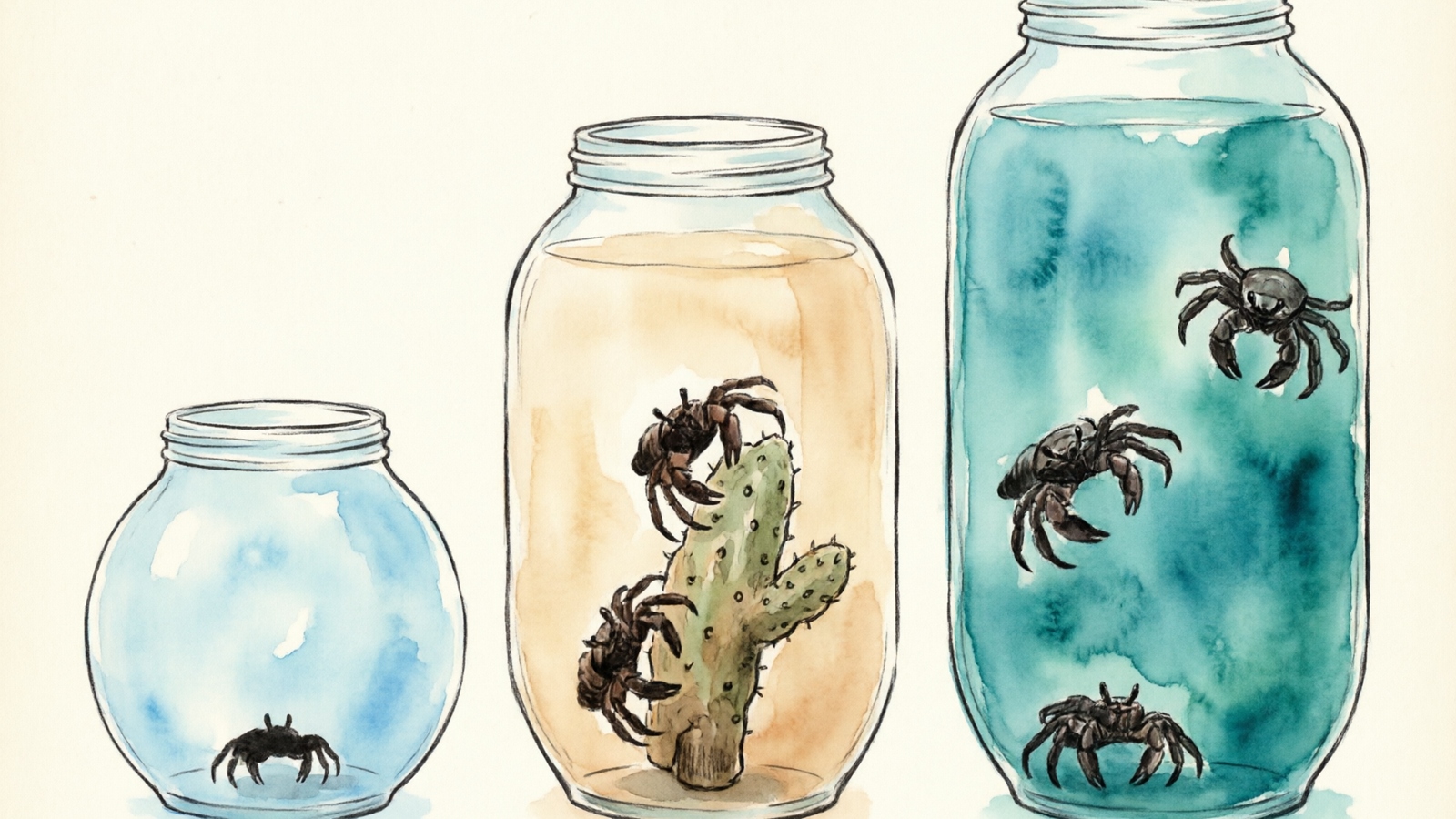Hermit crab tank size guide