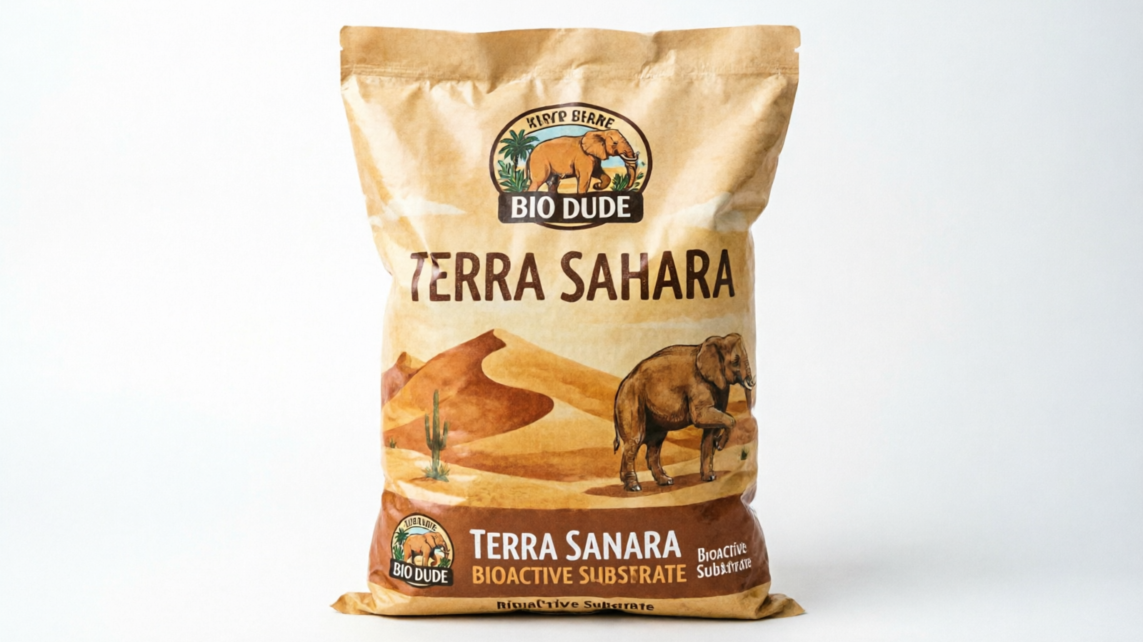Bio Dude Terra Sahara bioactive substrate in naturalistic hognose terrarium