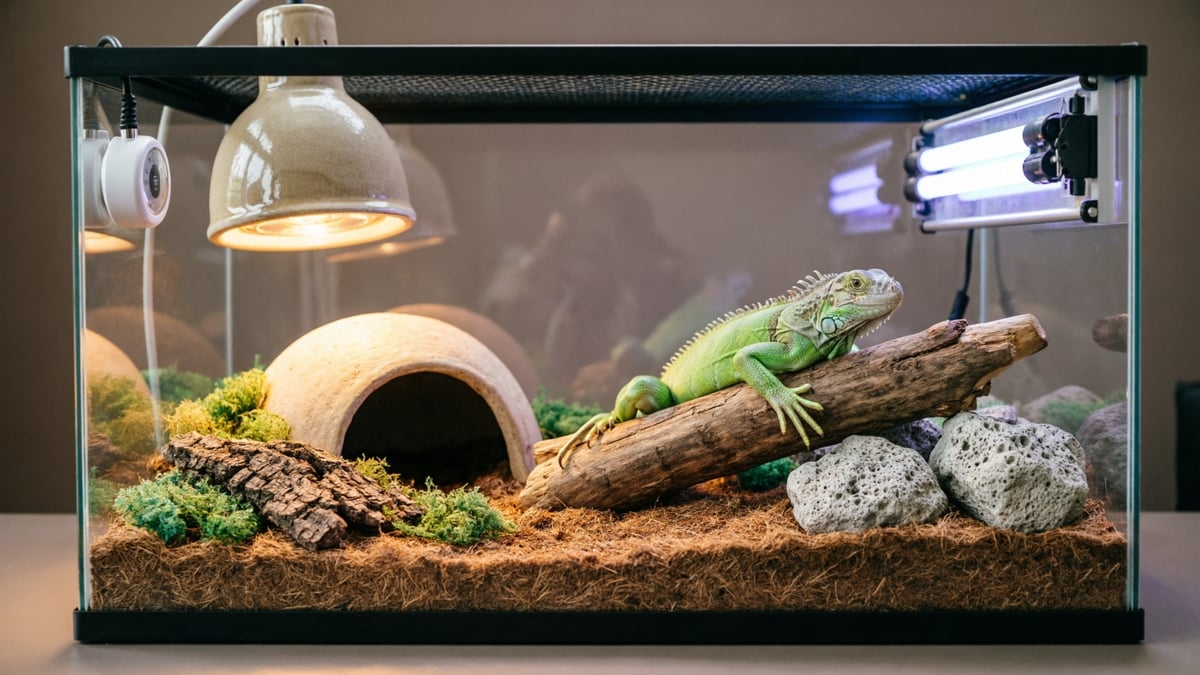Reptile Habitat Setup: Terrarium, Heat & Lighting